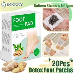 Detox Foot Patch Wormwood Detoxifying Foot Pads Improve Sleep Relieve Stress Fatigue Slimming Ginger Foot Patches Body