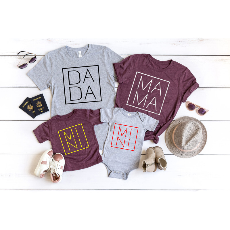 Dada Mama Shirts, Big Bro Sister Baby Shirt, Family Matching Shirt, Family Shirts, Mommy and Me Shirts, Daddy and Me Shirts,Big Sister Shirt - 1.jpg