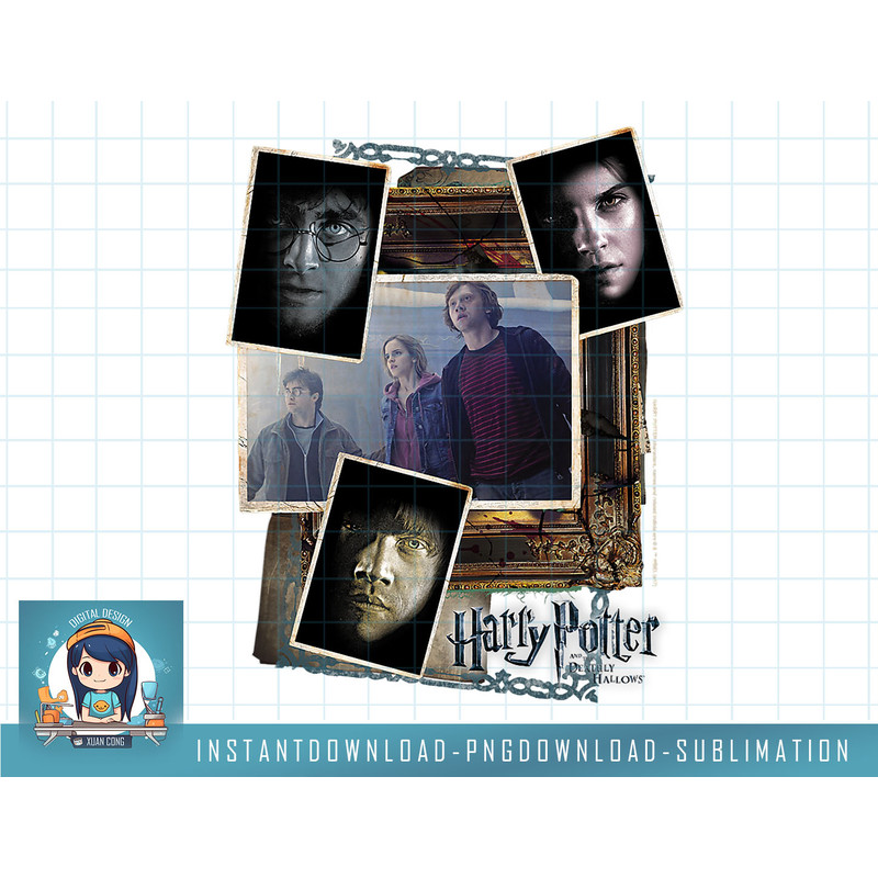 Harry Potter Trio Collage png, sublimate, digital download.jpg