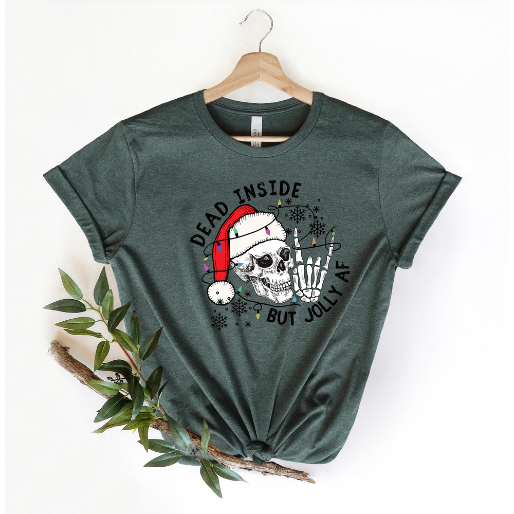 Dead Inside But Christmas Sweatshirt,Skeleton Christmas Shirt,Christmas Gift,Holiday Gift,Holiday Sweatshirt,Christmas Family Matching Shirt - 2.jpg
