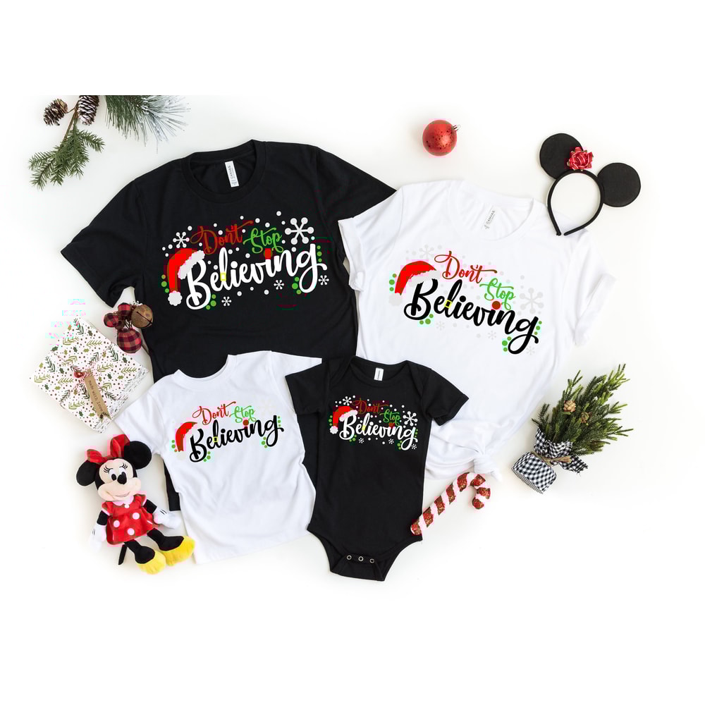 Don't stop Bellieving Shirt,Believing Shirt,Santa Shirt,Chritmas Shirt,Christmas Family Shirt,Family Matching Shirt,Family Shirt - 1.jpg