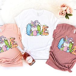 eastelove shirt,easter gnome shirt,easter love gnome shirt,easter matching shirt,easter bunny shirt,easter bunny gift,ea