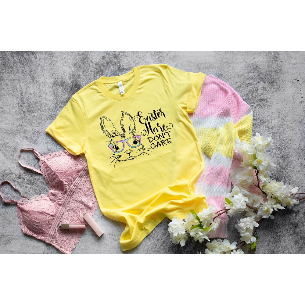 Easter Bunny With Glasses Shirt,Bunny With Glasses Shirt,Kids Easter Shirt,Cute Easter Shirt,Easter Day Shirt for Woman, Easter Bunny Shirt - 1.jpg