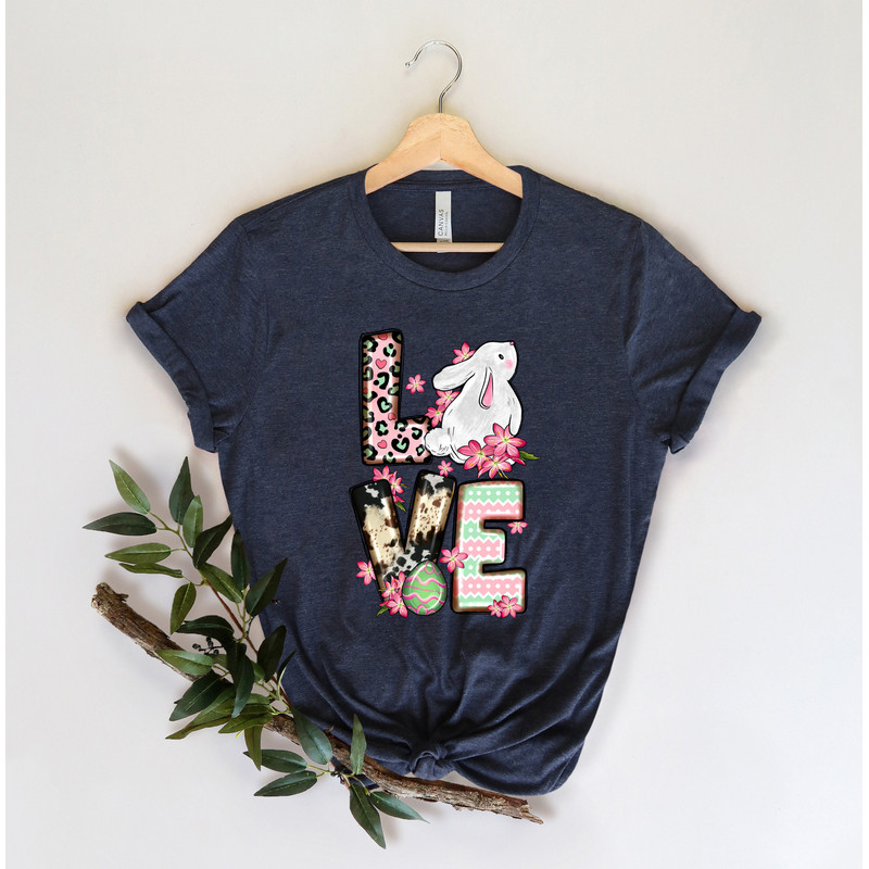 Easter Love Shirt,Easter Woman Shirt,Easter Love Bunny Shirt,Easter Matching Shirt,Easter Bunny Shirt,Easter Bunny Gift,Easter Family Shirt - 4.jpg