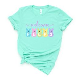 easter shirt,bunny shirt,easter shirt for woman,chillin' with my peeps shirt,easter shirt,easter family tee,easter day,e