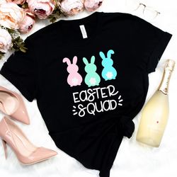 easter squad t-shirt,easter shirt for woman,easter shirt,easter family shirt,easter day,easter matching shirt,easter bun