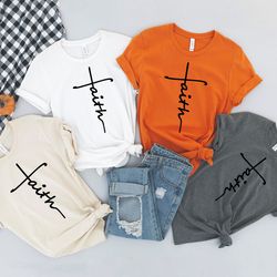 faith shirt, faith cross shirt, christian gift, faith gift, christian shirts , love and grace shirt, faith cross, vertic