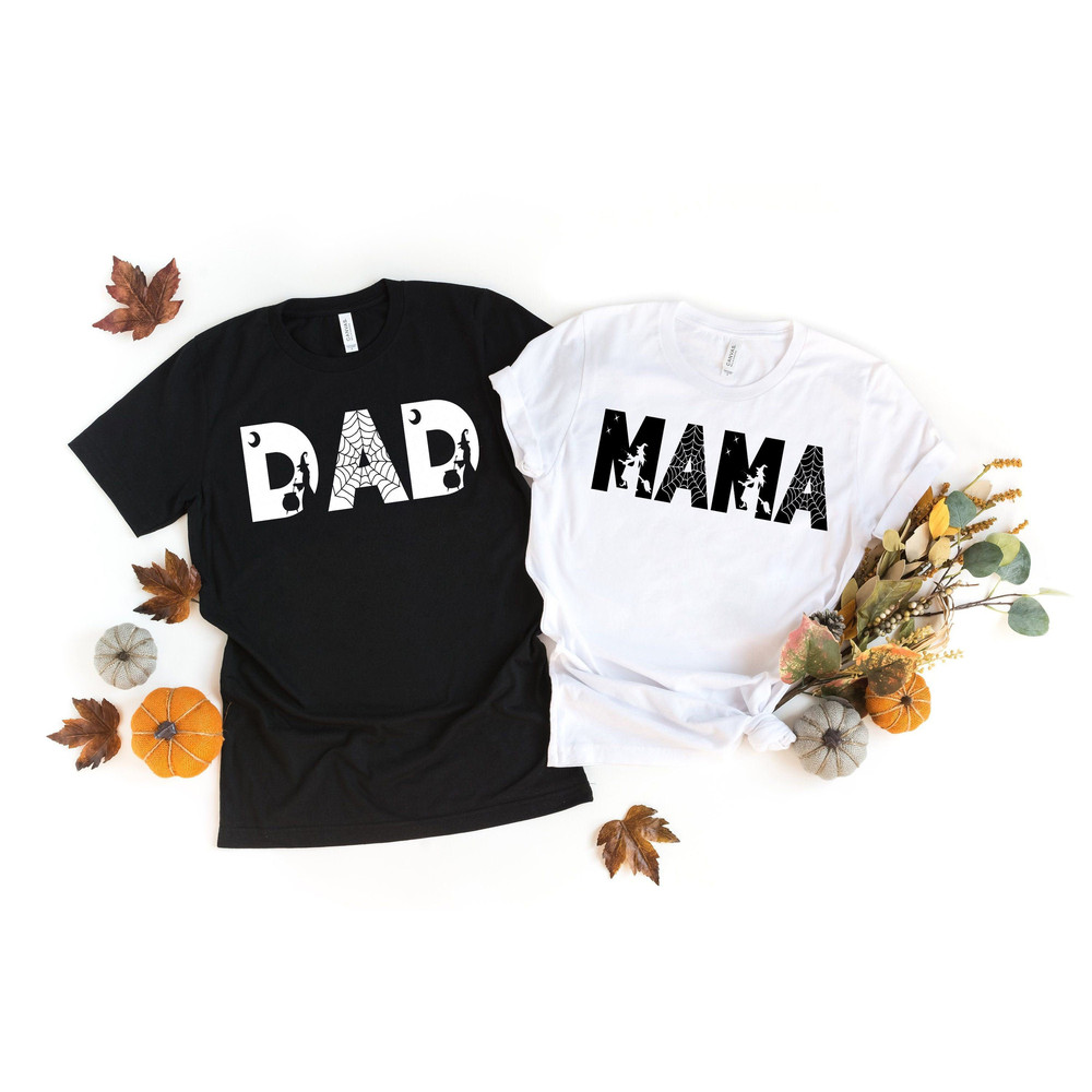 Family Halloween Shirt, Dad Shirt, Mama Shirt, Matching Halloween Shirts, Funny Halloween, Halloween Gift, Couples Halloween Party - 1.jpg