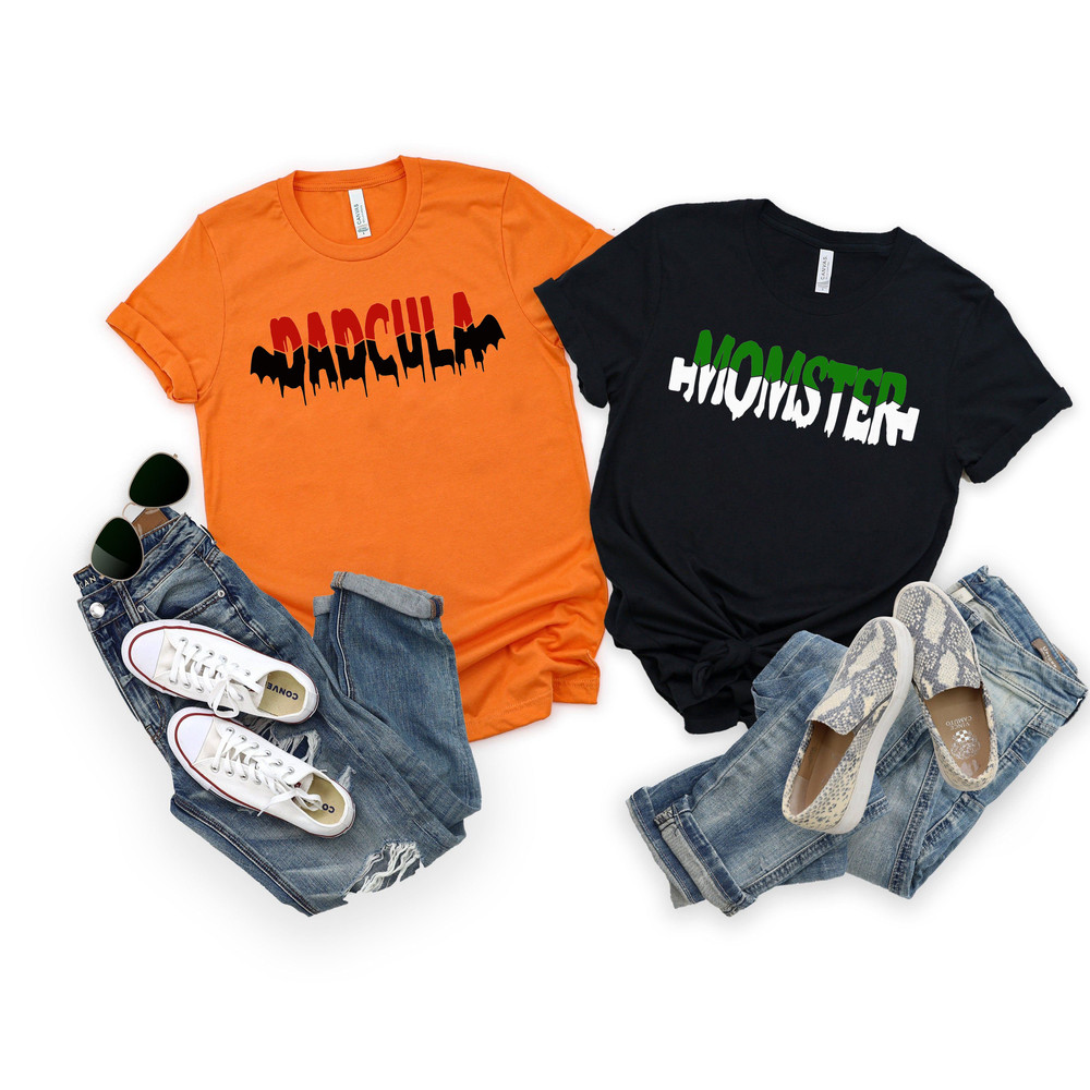 Family Halloween Shirt, Momster Shirt, Dadcula Shirt, Matching Halloween Shirts, Funny Halloween, Halloween Gift, Couples Halloween Party - 2.jpg