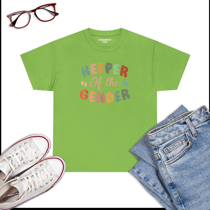 Keeper-Of-The-Gender-Cute-Baby-Gender-Reveal-Party-Gift-T-Shirt-Copy-Lime.jpg