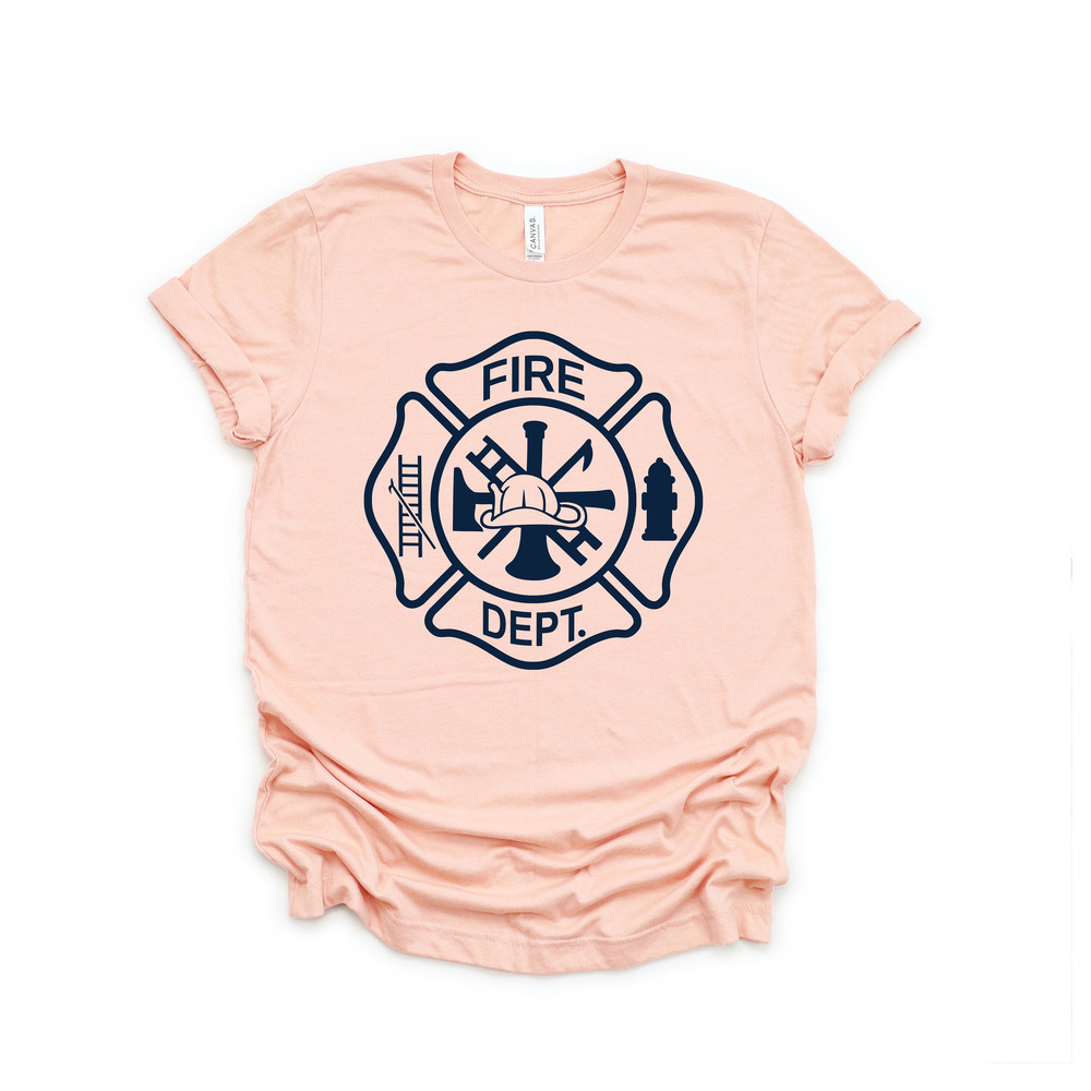 Firefighter Shirt, Fireman Tee, Fire Department Shirt, First Responder Shirt, Gift For Fireman, Fire Dept Logo Shirt, Fire Fighter Gift - 2.jpg