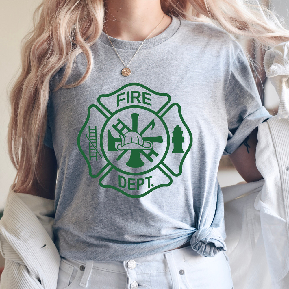 Firefighter Shirt, Fireman Tee, Fire Department Shirt, First Responder Shirt, Gift For Fireman, Fire Dept Logo Shirt, Fire Fighter Gift - 3.jpg
