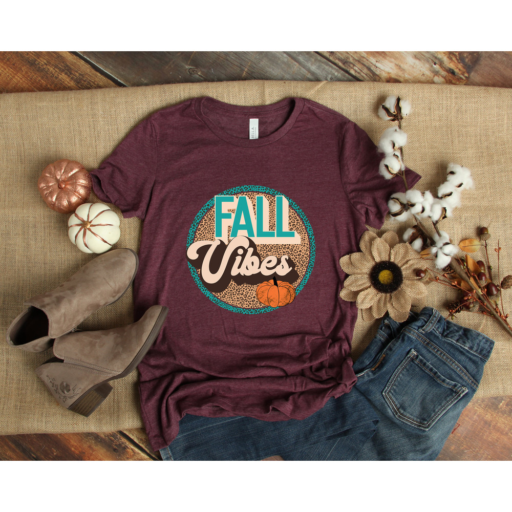 Fall Vibes Leopard Retro Shirt,Thanksgiving Shirt,Thanksgiving Family Shirts,Thanksgiving Shirts,Thankful Grateful Blessed Shirt,Fall Shirt - 3.jpg