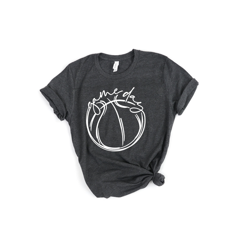 Game day Shirt,Game Day Vibes, Basketball Shirt, Womens Basketball Shirt, Womens Basketball Tee, Sunday Basketball Shirt,Sports Shirt - 2.jpg