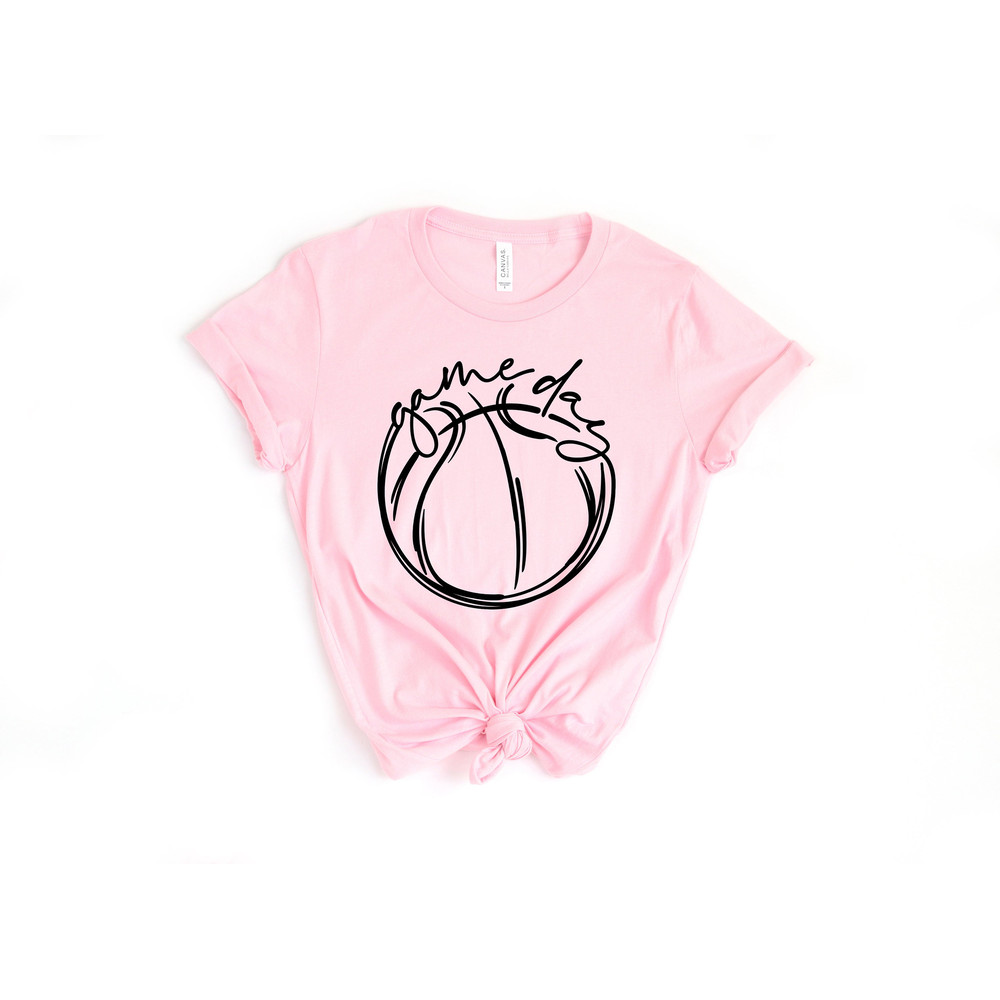 Game day Shirt,Game Day Vibes, Basketball Shirt, Womens Basketball Shirt, Womens Basketball Tee, Sunday Basketball Shirt,Sports Shirt - 3.jpg