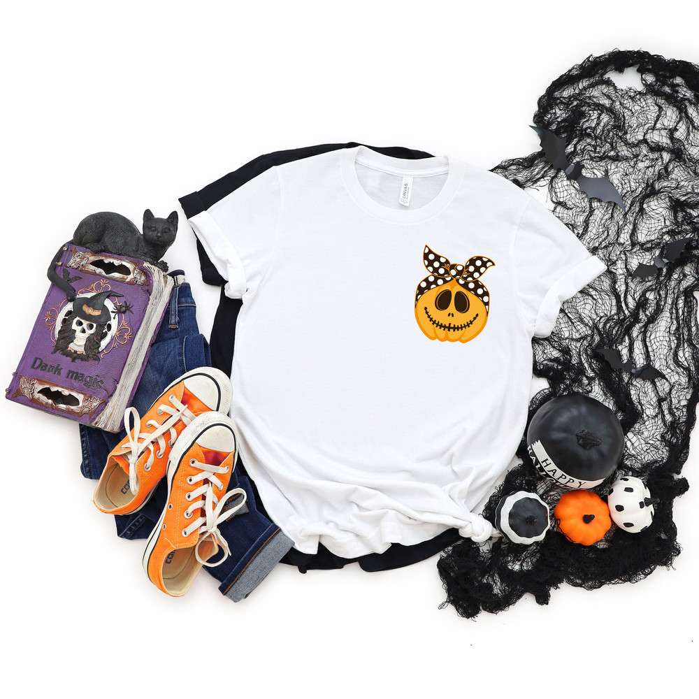 Halloween Pocket Size Shirt,Halloween Party, Halloween T-shirt, Halloween T Shirt, Pumpkin Shirt, Orange shirt, Matching Halloween - 2.jpg