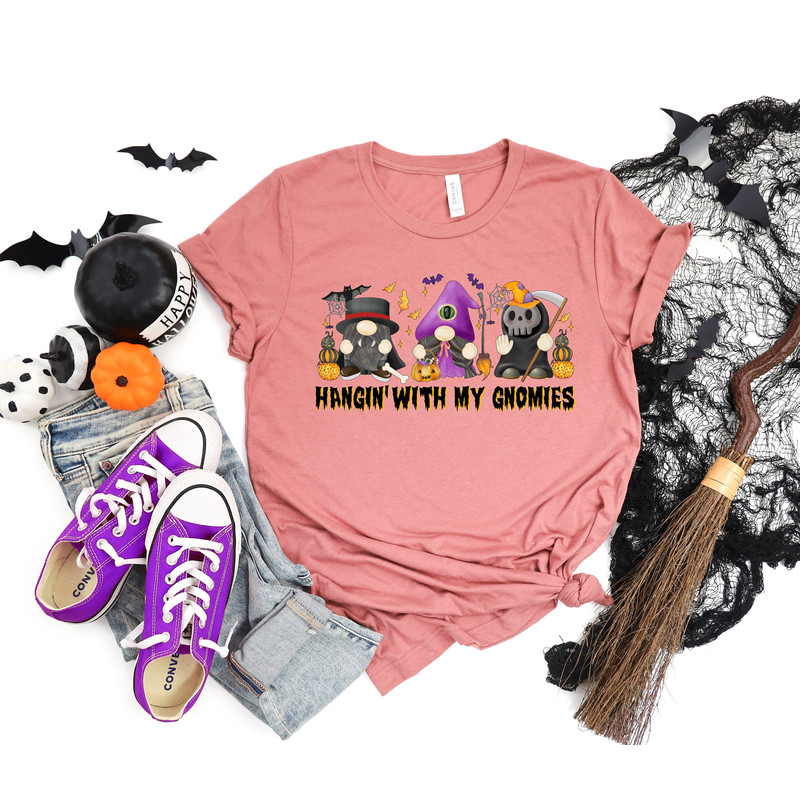 Hangin With My Gnomies Shirt,Halloween Party Shirts,Trick Or Treat Shirts,Sanderson Sisters Shirts,Halloween Outfits,Halloween Funny Shirt - 2.jpg