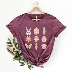 happy easter elements shirt, women easter shirt, cute easter shirt, easter shirt, happy easter, easter bunny shirt, bunn