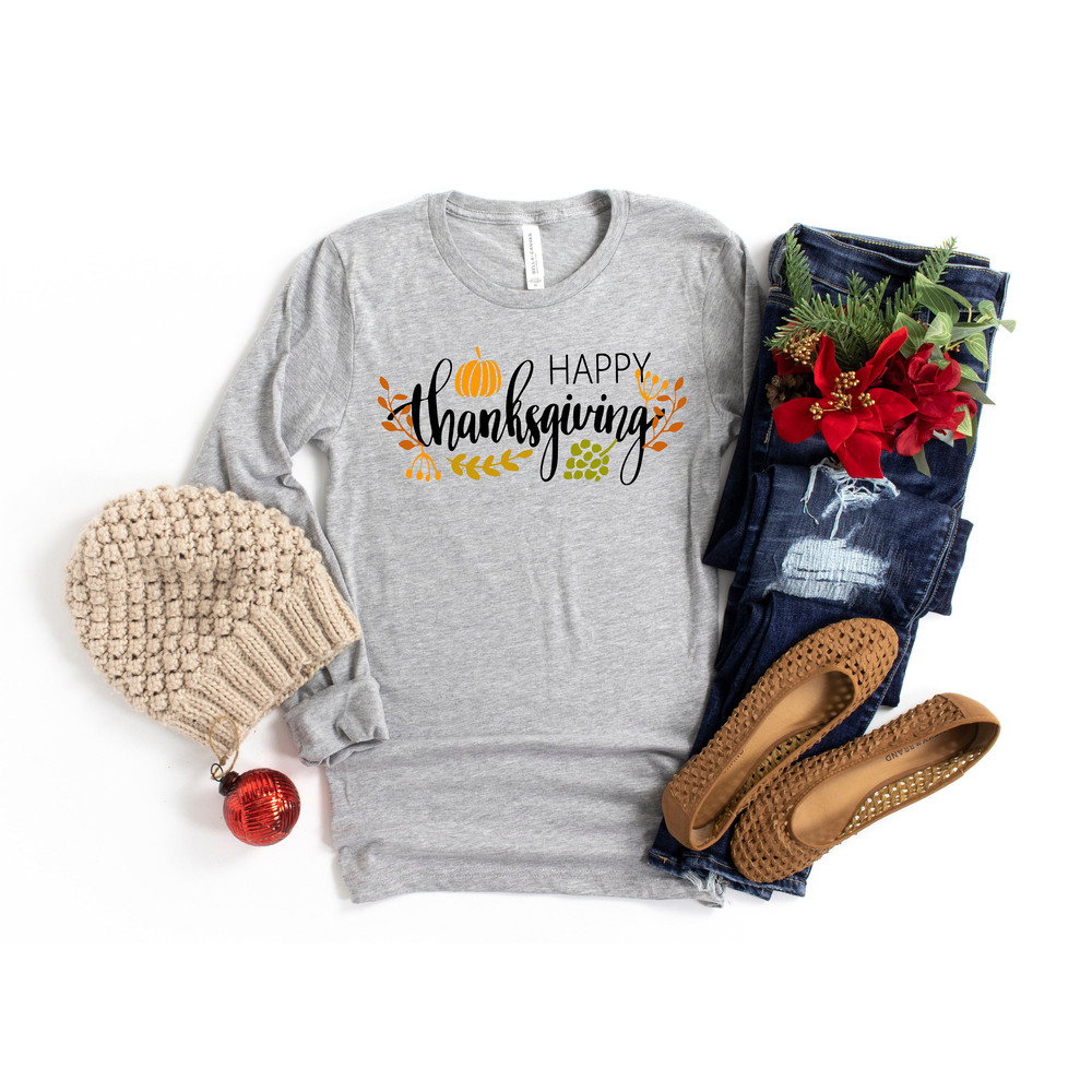 Happy Thanksgiving Shirt, Pumpkin Tee,Thanksgiving Family Shirt,Thanksgiving Matching,Fall Vintage Truck Shirt,Fall Shirt,Pumpkin Truck - 1.jpg