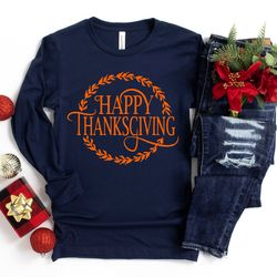 happy thanksgiving shirt, thankful, thanksgiving, thankful fall, fall shirt, thankful family shirts, thanksgiving shirts