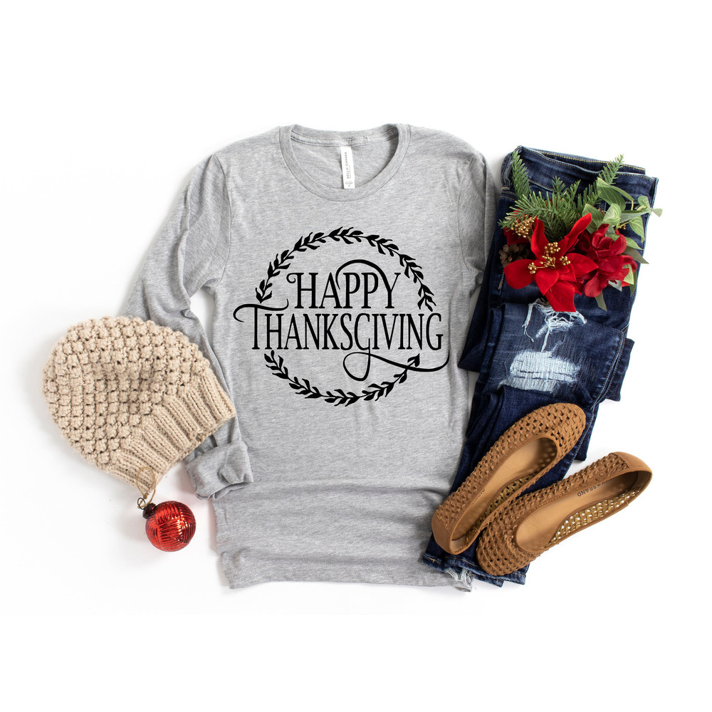 Happy Thanksgiving Shirt, Thankful, Thanksgiving, Thankful Fall, Fall Shirt, Thankful Family Shirts, Thanksgiving Shirts, Blessed Shirt - 2.jpg