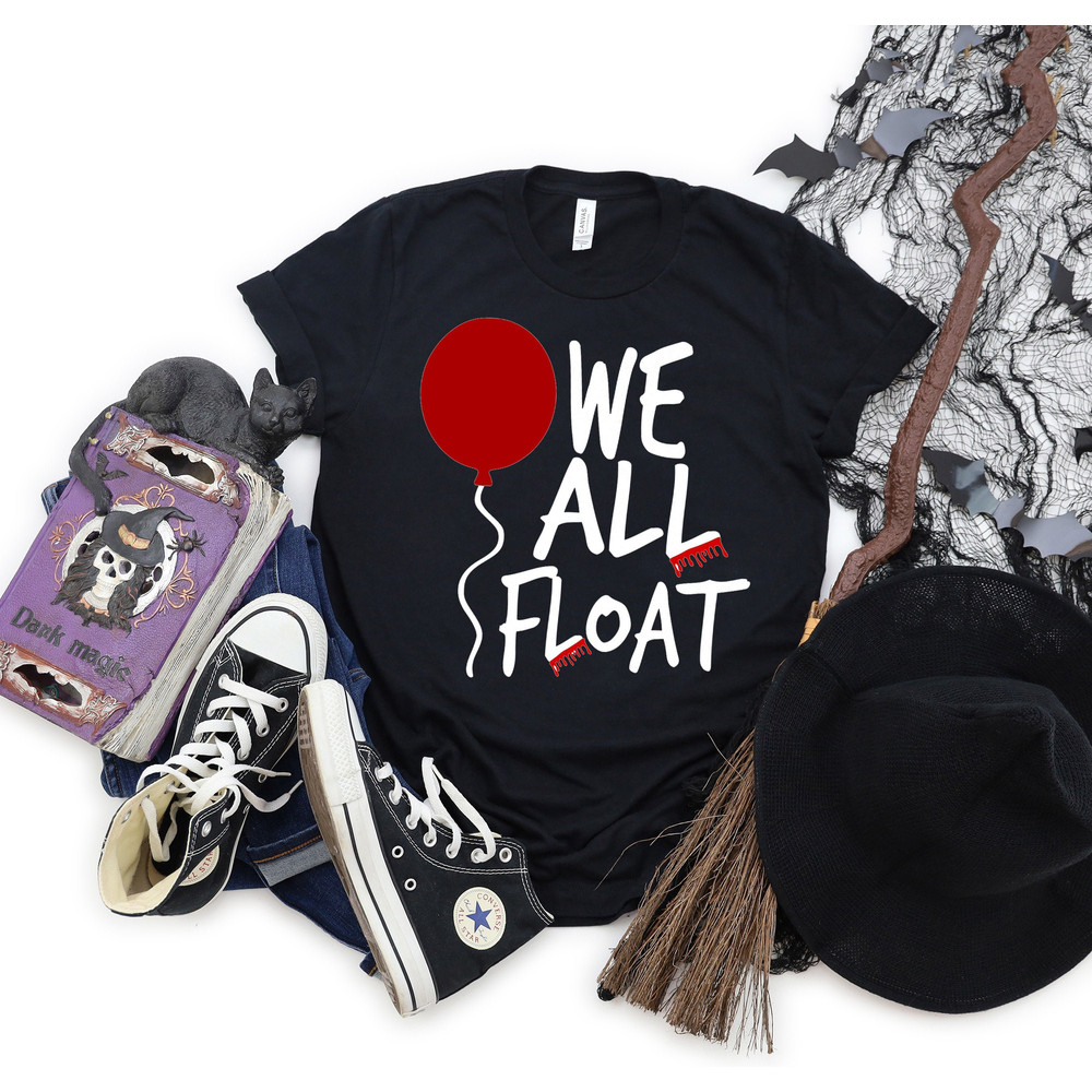 Haunted shirt,Halloween Party,Halloween T-shirt,Hocus Pocus Shirt,Halloween Funny Tee,Halloween Spooky Shirt,ghost,clown,Halloween float tee - 1.jpg