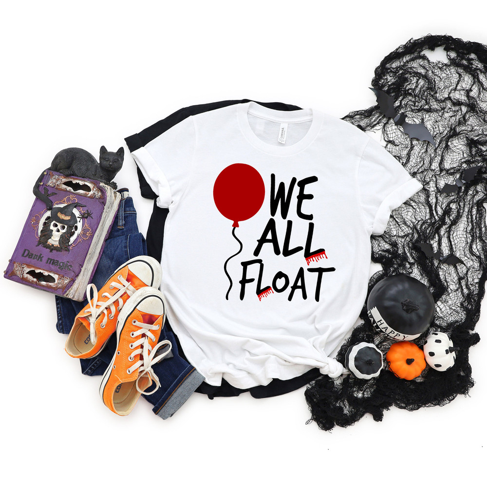 Haunted shirt,Halloween Party,Halloween T-shirt,Hocus Pocus Shirt,Halloween Funny Tee,Halloween Spooky Shirt,ghost,clown,Halloween float tee - 2.jpg