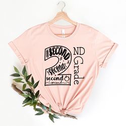 hello second grade shirt, back to school shirt, teacher shirt, team teacher shirt, second grade teacher shirt, first day