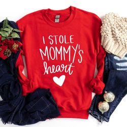 i stole mommy's heart shirt,valentines day shirts for woman,heart shirt,cute valentine,valentines day gift,mom valentine