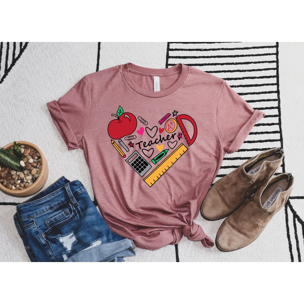 Inspirational Teacher Shirts, Teach Love Inspire Shirt, Back To School Shirt, First Grade Teacher Shirts, Teacher Appreciation Shirt - 1.jpg