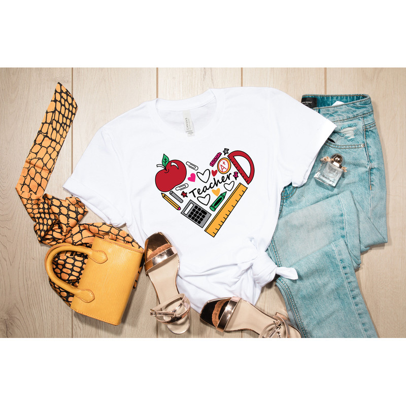 Inspirational Teacher Shirts, Teach Love Inspire Shirt, Back To School Shirt, First Grade Teacher Shirts, Teacher Appreciation Shirt - 3.jpg