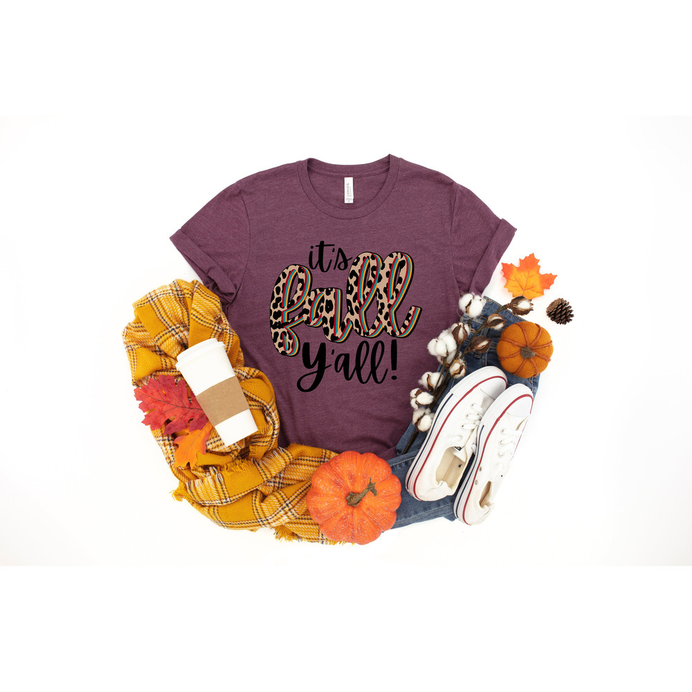 Its Fall Yall Shirt, Fall Shirts, Fall Tshirt, Cute Fall Graphic Tees, Autumn Shirt, Thanksgiving Shirt, Pumpkin Shirt, Pumpkin Fall Shirt - 3.jpg