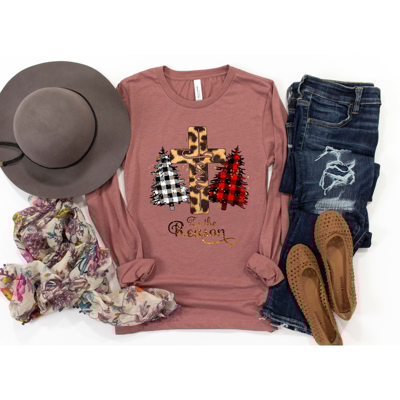 Jesus The Reason for the Season Shirt,Merry Christmas Shirt,,Christmas Family Shirt,Christmas Gift,Cross Shirt,Leopard Shirt,Jesus Shirt - 2.jpg
