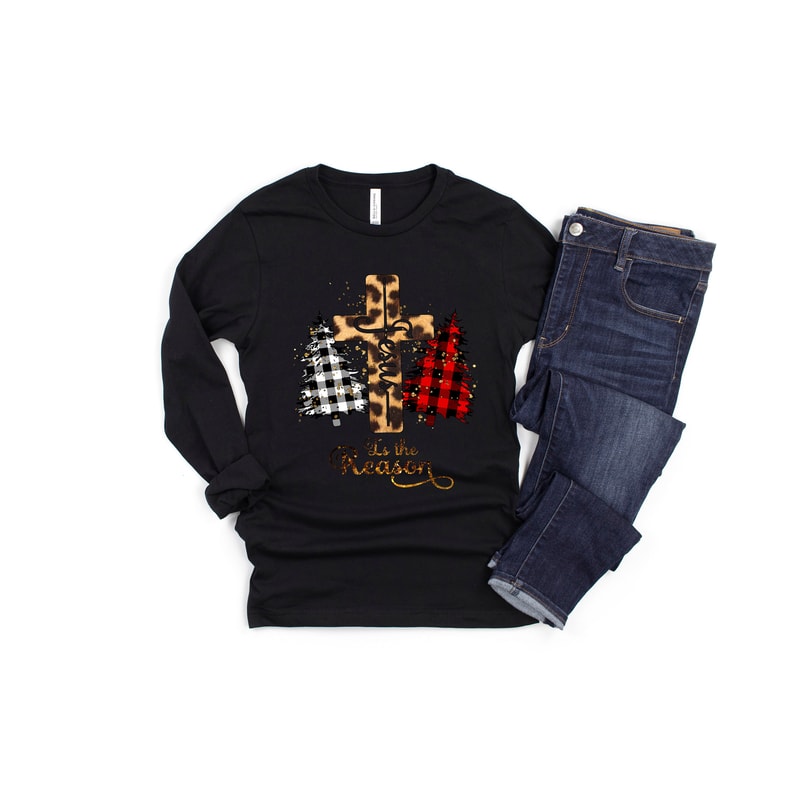 Jesus The Reason for the Season Shirt,Merry Christmas Shirt,,Christmas Family Shirt,Christmas Gift,Cross Shirt,Leopard Shirt,Jesus Shirt - 4.jpg