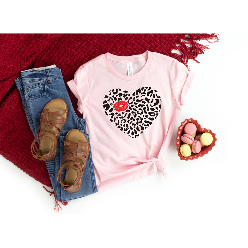 Leopard Heart Shirt,Valentine's Day Shirt,Valentines Day Shirts For Woman,Heart Shirt,Cute Valentine Shirt,Valentines Day Gift,Kiss Shirt - 3.jpg