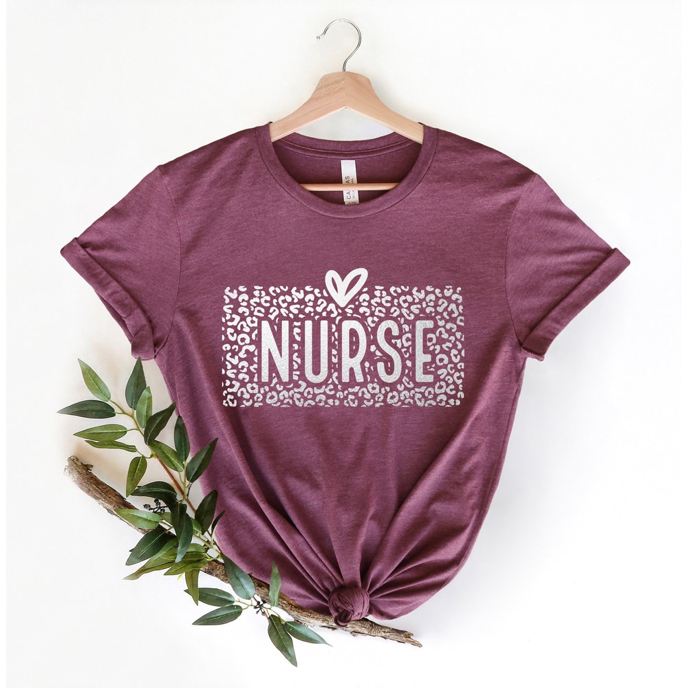 Leopard Nurse Shirt, Nurse SuperHero T-Shirt, Nurse Week, Matching Nurse T-Shirt, Shirt for Nurse, Cute Nurse Gift, Nurse Hero - 1.jpg