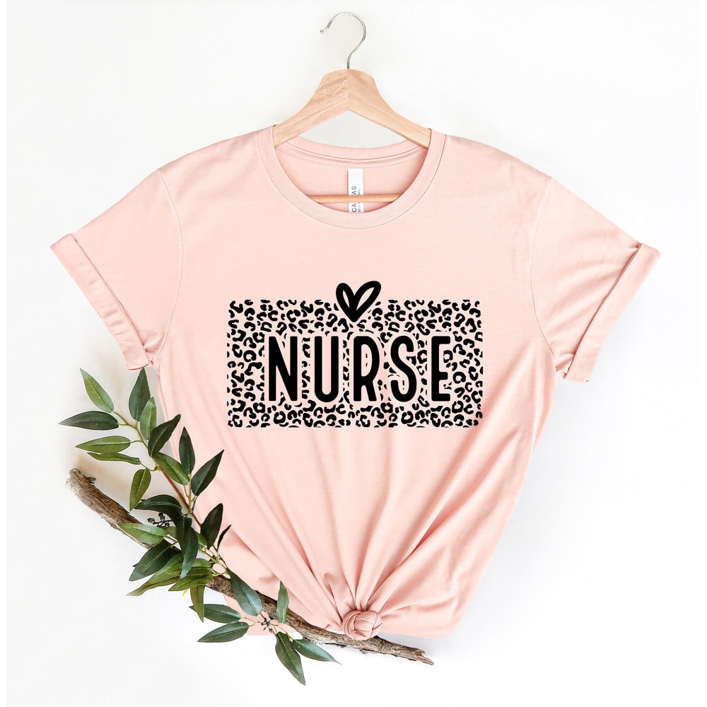 Leopard Nurse Shirt, Nurse SuperHero T-Shirt, Nurse Week, Matching Nurse T-Shirt, Shirt for Nurse, Cute Nurse Gift, Nurse Hero - 3.jpg