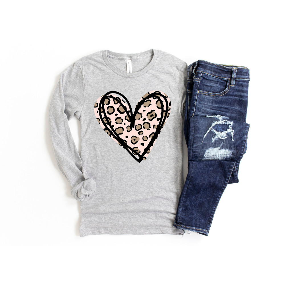 Leopard Print Valentines Day Shirt,Valentines Day Shirts For Woman,Heart Shirt,Cute Valentine Shirt,Valentines Day Gift,Cheetah Valentines - 3.jpg