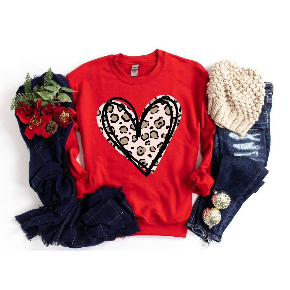 Leopard Print Valentines Day Shirt,Valentines Day Shirts For Woman,Heart Shirt,Cute Valentine Shirt,Valentines Day Gift,Cheetah Valentines - 4.jpg