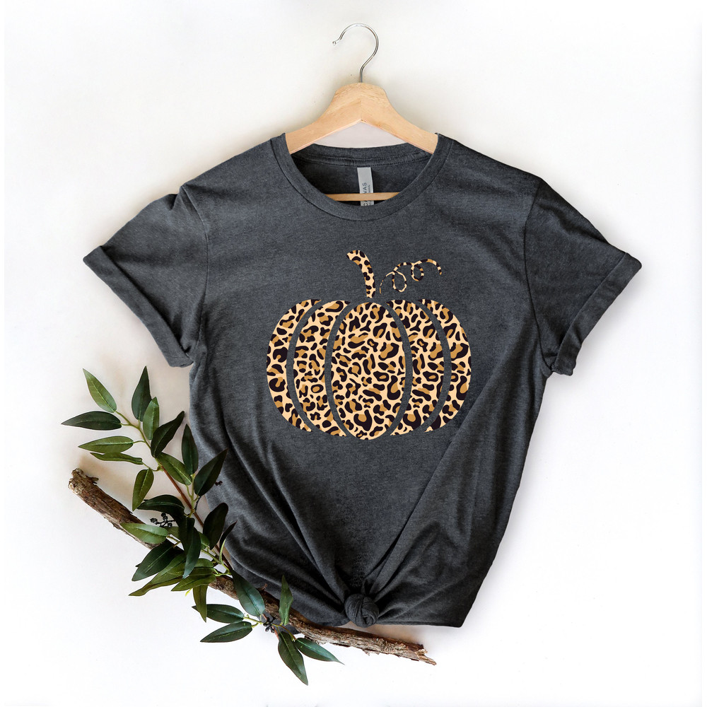 Leopard Pumpkin Sweatshirt,Cheetah Pumpkin Sweatshirt,Thanksgiving Shirt,Thankful Shirt,Fall Shirt, Hello Pumpkin,Family Matching Shirt - 2.jpg