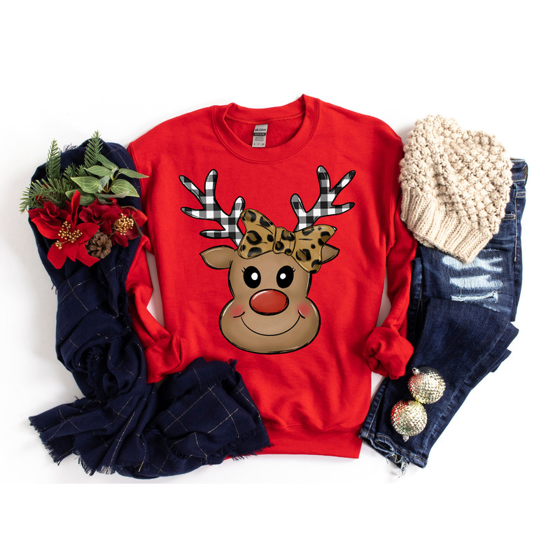 Leopard Reindeer Christmas Shirt,Reindeer Shirt,Peeping Reindeer Shirt,Merry Christmas Shirt,Christmas Family Shirt,Xmas Shirt - 4.jpg