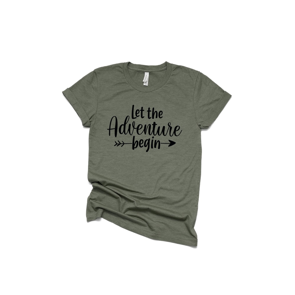 Let the Adventure Begin Shirt,Camping Shirt,Camping Tee,Camping Gift,Camper Shirt,Camp Squad shirt,Matching Friends Camping Shirt,Road Trip - 1.jpg