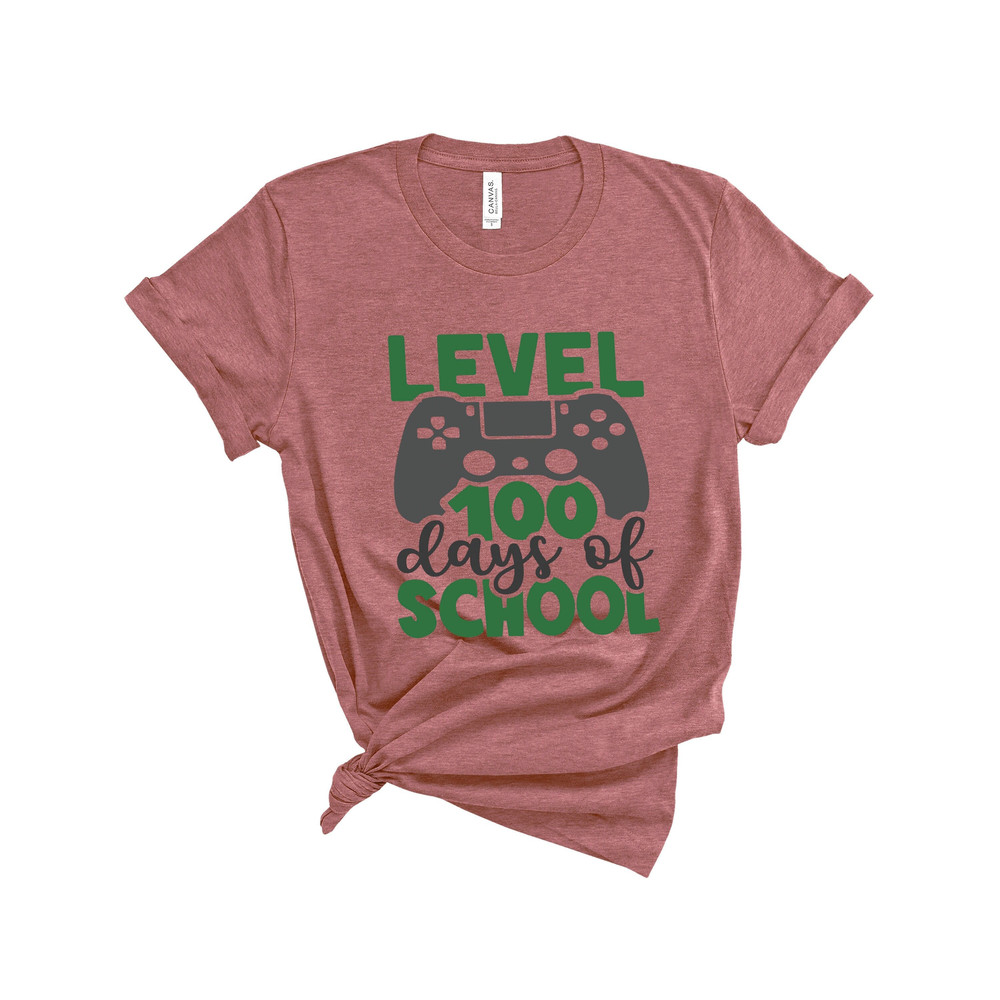 Level 100 days of school,Teacher Shirt, 100 Days of School, Teacher Gifts, Teacher Appreciation, 100 Days Brighter,Back to School Shirt - 1.jpg