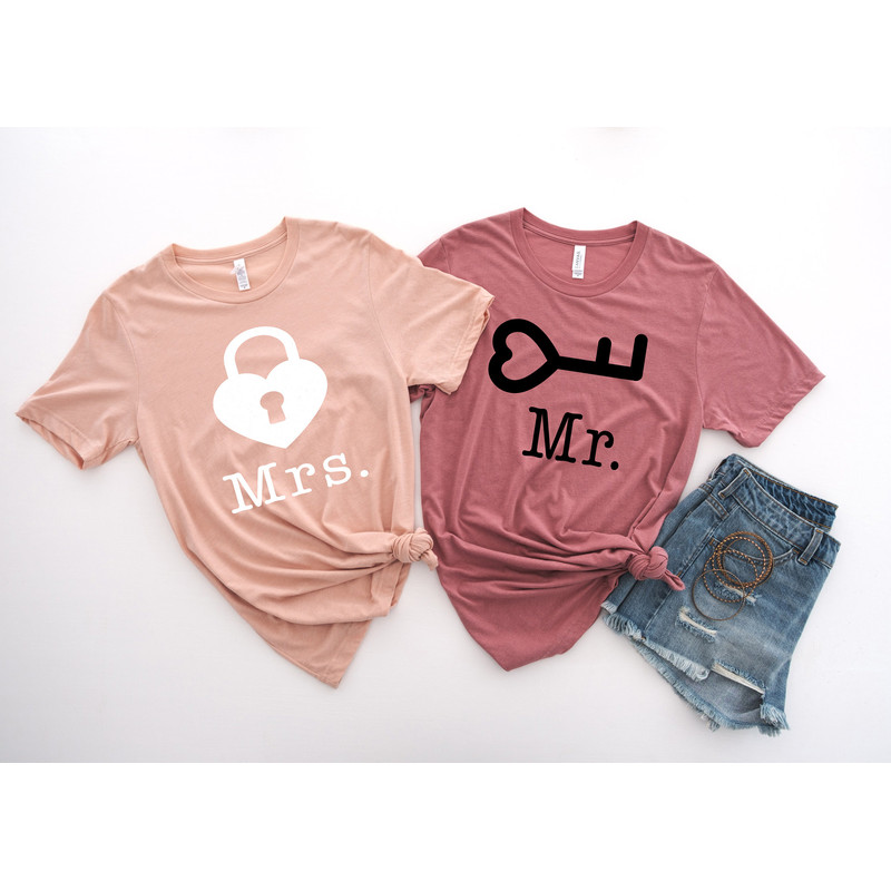 Lock and key couple Shirt,His & Hers, Matching Shirts, Wedding Gift,Couple Valentines Gift,Love Shirt, Couple Shirt,Valentines Gift - 2.jpg