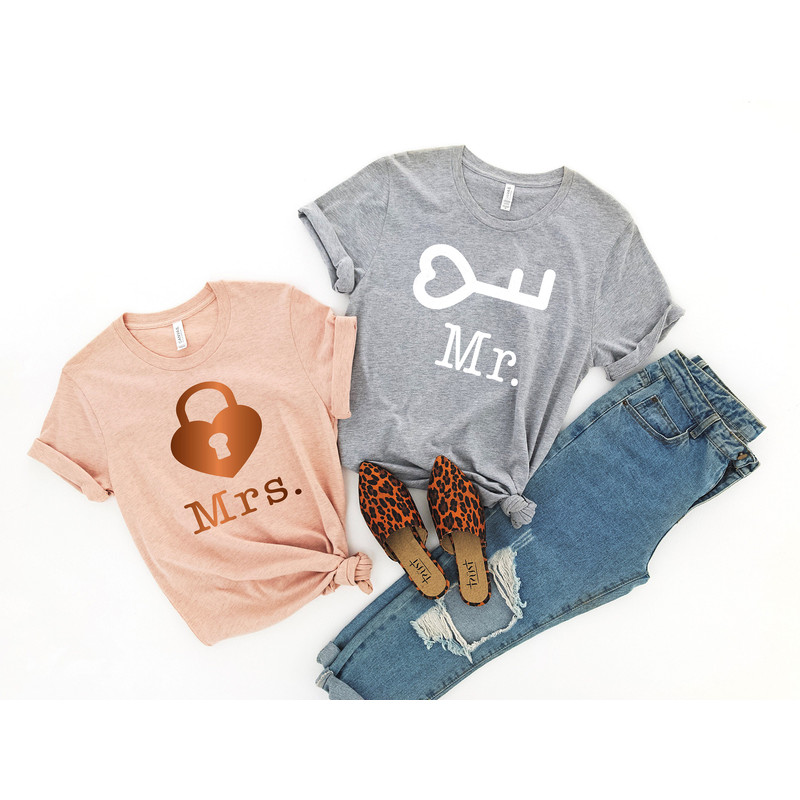 Lock and key couple Shirt,His & Hers, Matching Shirts, Wedding Gift,Couple Valentines Gift,Love Shirt, Couple Shirt,Valentines Gift - 3.jpg