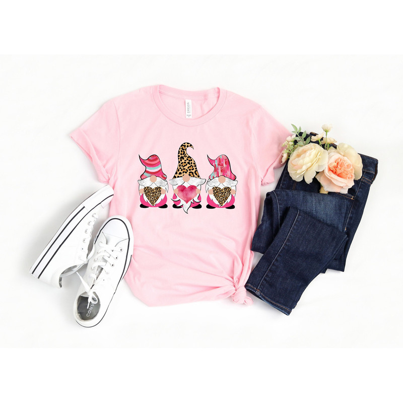 Love Gnome Shirt,Leopard Print Valentines Day Shirt,Valentines Day Shirts For Woman,Heart Shirt,Cute Valentine Shirt,Valentines Day Gift - 1.jpg