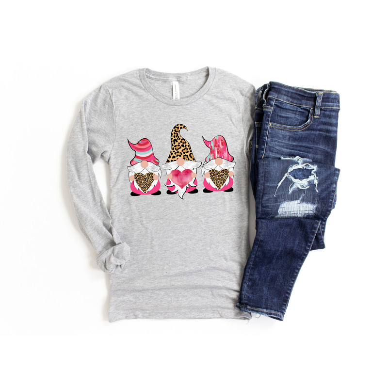 Love Gnome Shirt,Leopard Print Valentines Day Shirt,Valentines Day Shirts For Woman,Heart Shirt,Cute Valentine Shirt,Valentines Day Gift - 2.jpg