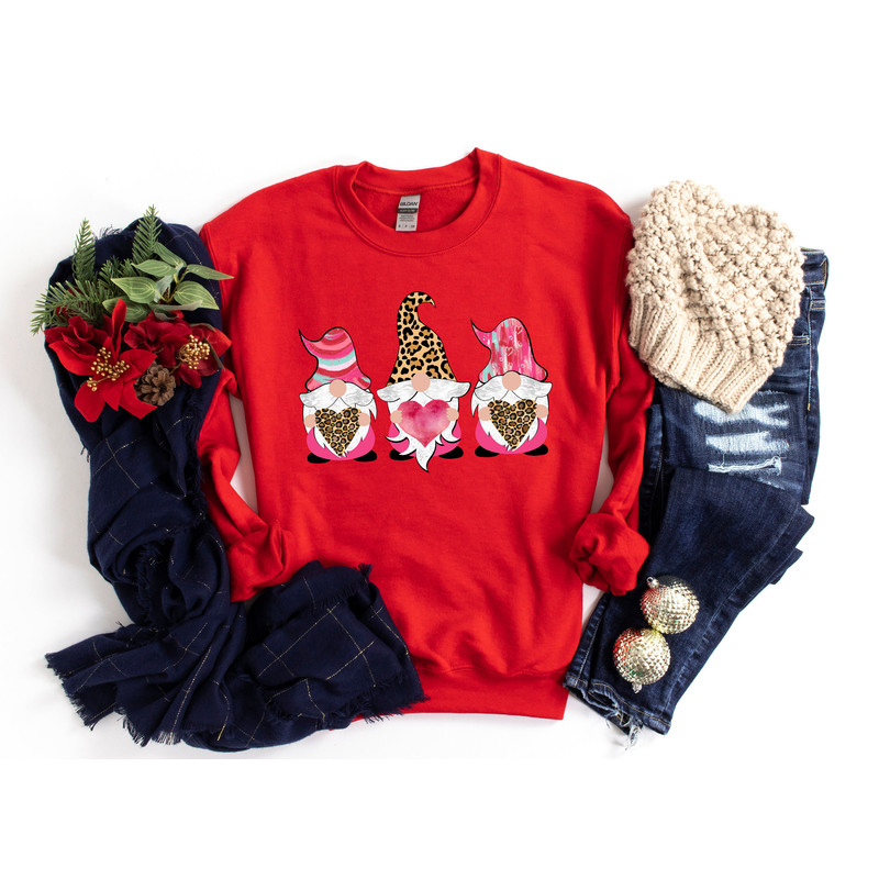 Love Gnome Shirt,Leopard Print Valentines Day Shirt,Valentines Day Shirts For Woman,Heart Shirt,Cute Valentine Shirt,Valentines Day Gift - 5.jpg