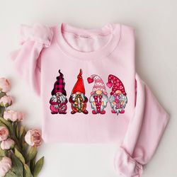 love gnome valentines sweatshirt, gnome heart shirt,valentines day shirts for woman,valentines day gift,happy valentine'