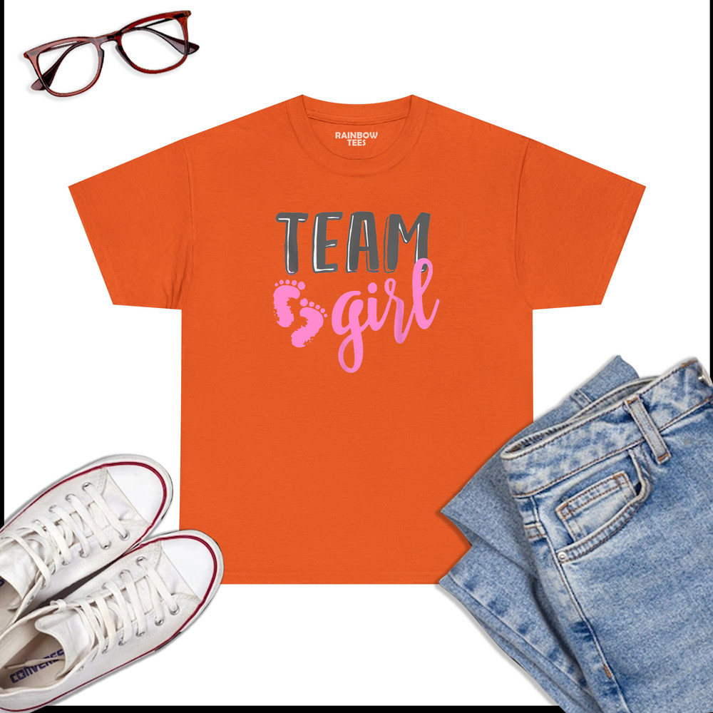 Team-Girl-Gender-Reveal-Baby-Shower-T-Shirt-Orange.jpg